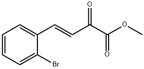 (E)-4-(2-溴苯基)-2-氧代丁-3-烯酸甲酯 结构式