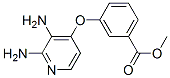 Benzoic  acid,  3-[(2,3-diamino-4-pyridinyl)oxy]-,  methyl  ester 结构式