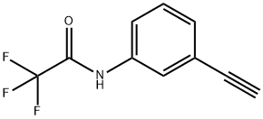 AcetaMide, N-(3-ethynylphenyl)-2,2,2-trifluoro- 结构式