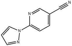 6-(1H-吡唑-1-基)烟酰腈 结构式
