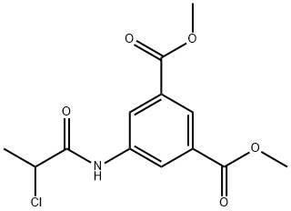 5-[(2-氯丙醇基)氨基]异邻苯二甲酸二甲酯 结构式