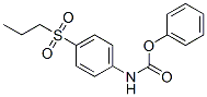 N-(p-Propylsulfonylphenyl)carbamic acid phenyl ester 结构式