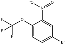 4-溴-2-硝基三氟甲氧基苯 结构式
