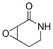 7-Oxa-3-azabicyclo[4.1.0]heptan-2-one 结构式