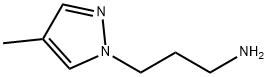 3-(4-METHYL-PYRAZOL-1-YL)-PROPYLAMINE 结构式