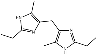 4,4'-亚甲基双[2-乙基-5-甲基咪唑] 结构式