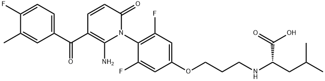 (S)-2-fluoro-4-methylpentanoic acid 结构式