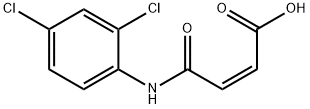 N-(2,4-二氯苯基)马来酸 结构式