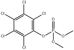 Phosphoric acid dimethylpentachlorophenyl ester 结构式