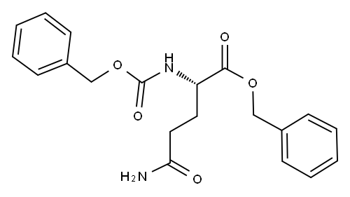 Z-GLN-OBZL 结构式