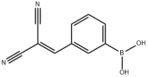 3-(2,2-DICYANOVINYL)PHENYLBORONIC ACID 结构式