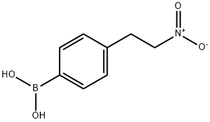 4-(2-NITROETHYL)PHENYLBORONIC ACID 结构式