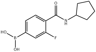 (4-(Cyclopentylcarbamoyl)-3-fluorophenyl)boronic acid