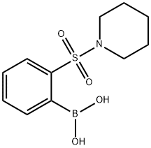 2-磺酰六吡砒啶苯硼酸 结构式