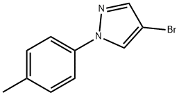 4-溴-1-(4-甲基苯基)吡唑 结构式