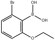 2-溴-6-乙氧基苯硼酸 结构式