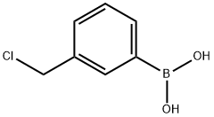 3-氯甲基苯基硼酸 结构式