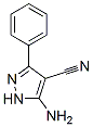 5-氨基-3-苯基-4-氰基吡唑甲酸 结构式