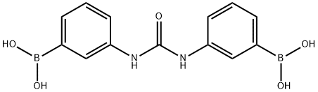 3,3'-羰基双(脲二基)双(3,1-亚苯基)二硼酸 结构式