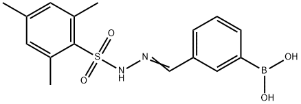 3-((2-(MESITYLSULFONYL)HYDRAZONO)METHYL)PHENYLBORONIC ACID 结构式