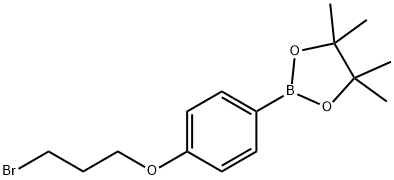 4-(3-BROMOPROPOXY)PHENYLBORONIC ACID, PINACOL ESTER 结构式