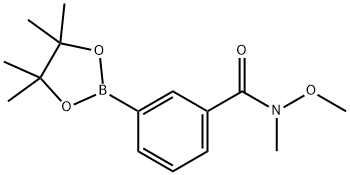 N-Methoxy-N-methyl-3-(tetramethyl-1,3,2-dioxaborolan-2-yl)benzamide