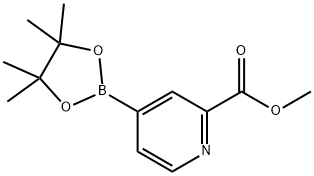 2-甲氧羰基吡啶-4-硼酸频哪醇酯 结构式
