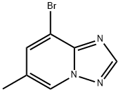 8-BROMO-6-METHYL-[1,2,4]TRIAZOLO[1,5-A]PYRIDINE 结构式