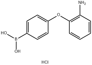 4-(2-AMINOPHENOXY)PHENYLBORONIC ACID, HCL 结构式