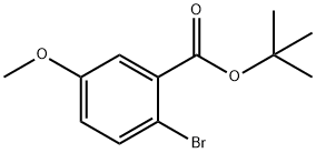 TERT-BUTYL 2-BROMO-5-METHOXYBENZOATE 结构式