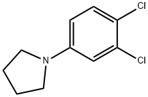 1-(3,4-DICHLOROPHENYL)PYRROLIDINE 结构式