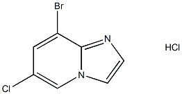 8-BROMO-6-CHLOROIMIDAZO[1,2-A]PYRIDINE, HCL 结构式