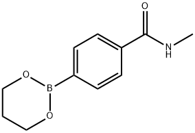 4-(1,3,2-DIOXABORINAN-2-YL)-N-METHYLBENZAMIDE 结构式