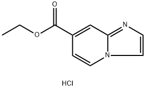 ETHYL IMIDAZO[1,2-A]PYRIDINE-7-CARBOXYLATE, HCL 结构式