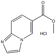 METHYL IMIDAZO[1,2-A]PYRIDINE-6-CARBOXYLATE, HCL 结构式