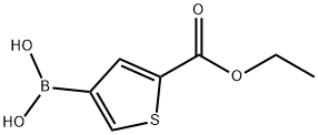 5-(ETHOXYCARBONYL)THIOPHENE-3-BORONIC ACID 结构式