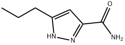 5-丙基吡唑-3-甲酰胺 结构式