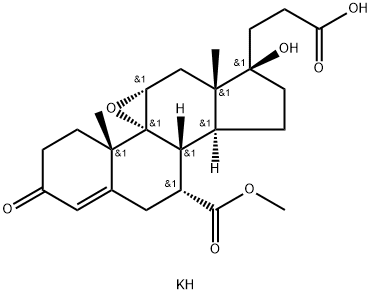 依普利酮羟基酸钾盐 结构式