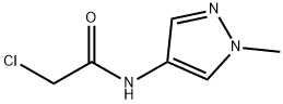 2-氯-N-(1-甲基-1H-吡唑-4-基)乙酰胺 结构式