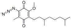 3-azido-2-methyl-5-methoxy-6-(3,7-dimethyloctyl)-1,4-benzoquinone 结构式