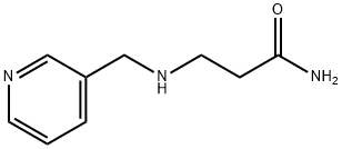 3-[(3-PYRIDINYLMETHYL)AMINO]PROPANAMIDE 结构式