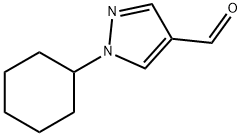 1-环己基吡唑-4-甲醛 结构式