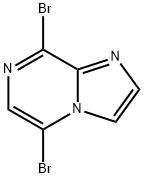 5,8-二溴咪唑并[1,2-A]吡嗪 结构式