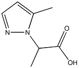 2-(5-甲基-吡唑-1-基)-丙酸 结构式