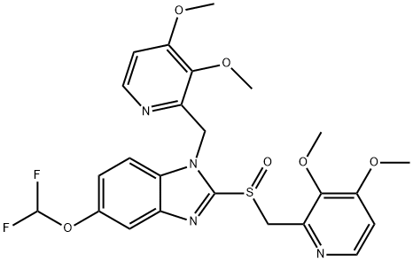 泮托拉唑杂质13 结构式