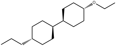 反-4-乙氧基-反-4'-丙基-[1,1'-二环己烷] 结构式