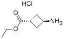 反式-3-氨基环丁酸乙酯盐酸盐 结构式