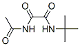 Ethanediamide,  N1-acetyl-N2-(1,1-dimethylethyl)- 结构式