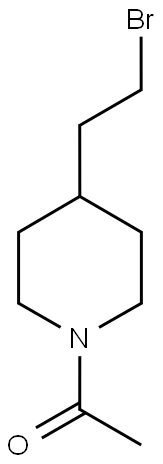 ETHANONE,1-[4-(2-BROMOETHYL)-1-PIPERIDINYL]- 结构式