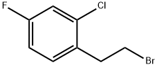 1-(2-bromoethyl)-2-chloro-4-fluorobenzene 结构式